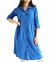 Vestido Camisero LINO Blue [ M/L] - Kuwana Shop