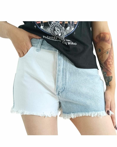 Short Denim Bicolor AMPLIO [40/42/44]