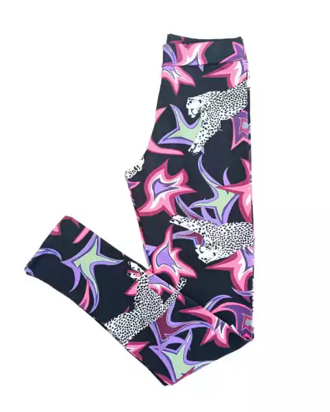Leggin Leopard Black (M 40/42)