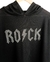 BUZO HOODIE BLACK WAFFLE ROCK (M al XL) -AW25 en internet