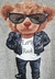 SET BUZO Hoodie BEAR ROCK Grey + BABUCHA Rústico Batick [38 al 50] -AW25 - tienda online
