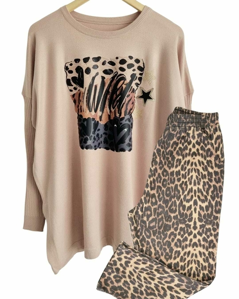 SET MAXI Sweater BREMER LARGO Wild (XL/XXL) + BABUCHA WAFLE Print VALVIN (XXL 46/50) -AW25 - comprar online