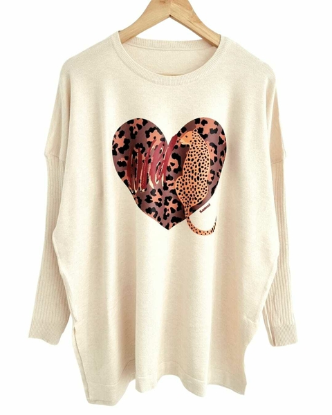 MAXI Sweater BREMER LARGO (XL/XXL) WILD CRUDO- AW25 - comprar online