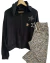 SET Campera EMILY BLACK + BABUCHA PRINT WAFFLE ( 40 al 52) AW25 - comprar online