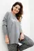 OUTLET SIN CAMBIO - Sweater BREMER Oversized STARS (XL/XXL) GREY - 0002 - comprar online