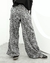 SET Maxi Sweater STARS IV + Maxi Palazzo WAFLE GREY PRINT - AW25 - Kuwana Shop