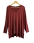 Remera Mangas Largas Oversized (XXL) BORDEAUX - AW25 en internet