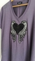 Remera V PREMIUM HEARTH PURPURE (4 talles) - AW25 - tienda online