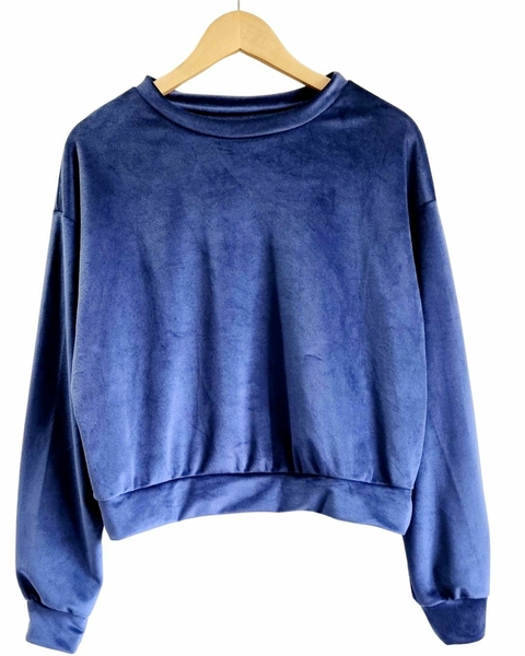 Buzo Corto PLUSH (M/L) BLUE- AW25 - comprar online