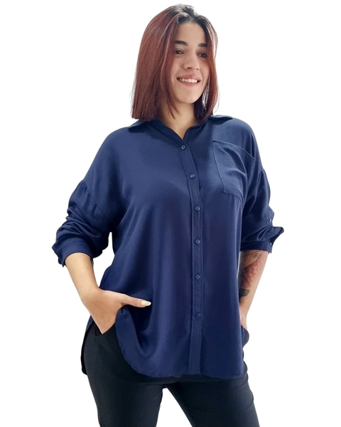 Camisa Mangas Largas TEXTURADA (M/L) BLUE - AW25 - comprar online
