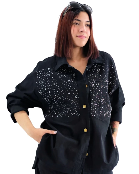 Camisaco SHINE Oversized PIA Gabardina ( XL/XXL) - AW25 - comprar online