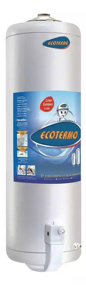 Termotanque Ecotermo Gas 120 Lts. Gn. C/sup