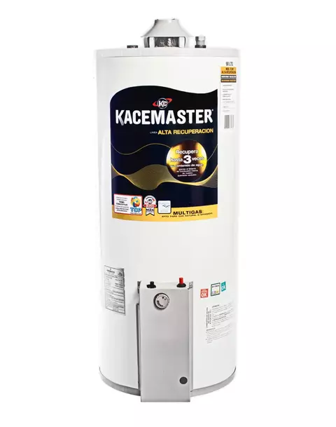 Outlet Termotanque Kacemaster 90l gas alta recuperacion