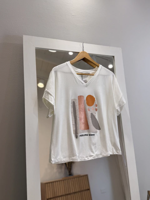Remera David Graphic Natural - Falak - comprar online