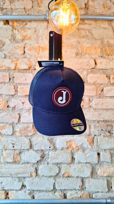 Boné Azul com Tela - Infantil