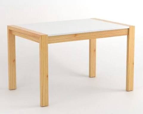 Mesa Comedor Diseño Paraiso Madera Maciza Rectangular Serus