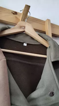 CAMPERA GAMUZA VERDE - tienda online
