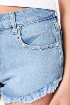SHORT LEXI METALLIC ATLANTIC BLUE