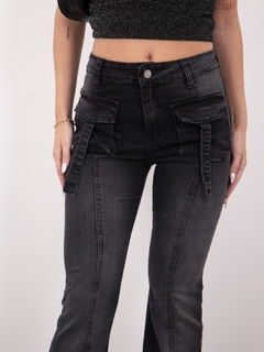 JEAN OXFORD MORGAN STONE BLACK