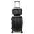 SET VALIJA 20" C/BEAUTY CASE SKR ABS Negra 21896