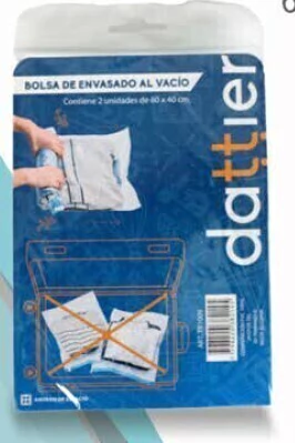 BOLSA PVC ENVASADO AL VACIO X 2 Unidades 19525