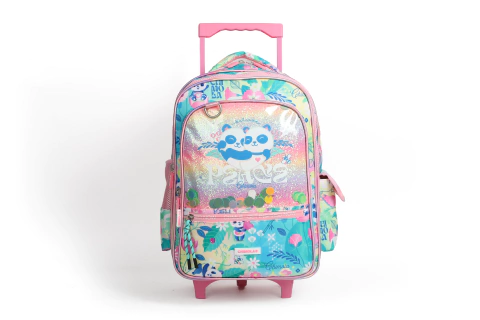 MOCHILA CHIMOLA trama c/carro CRISTAL 17" 19228