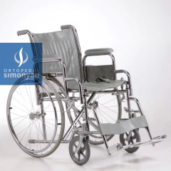 Silla acero standard, desmontable, ruedas 60/20cm macizas.