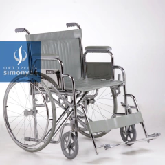 SILLA ACERO REFORZADA, DESMONTABLE, RUEDAS 60/20CM MACIZAS