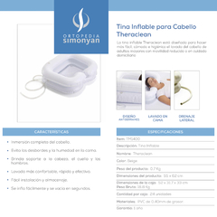 Tina Inflable para Cabello Theraclean en internet