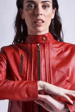 Campera de cuero vacuno GINEBRA Standard personalizada - Tienda Romm