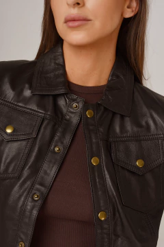 Campera de cuero vacuno MALAGA Standard personalizada