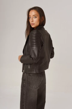 Campera de cuero vacuno LUPE Standard personalizada en internet