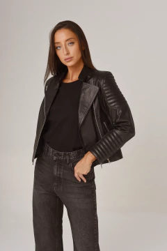 Imagen de Campera de cuero vacuno LUPE Standard personalizada