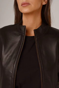 Imagen de Campera de cuero vacuno BELGICA Standard personalizada