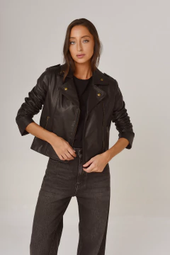 Campera de cuero vacuno ROCKER Standard personalizada - comprar online