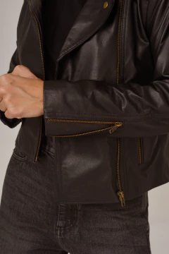 Campera de cuero vacuno ROCKER Standard personalizada en internet