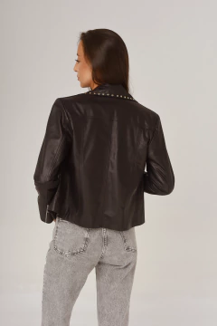 Campera de cuero vacuno CALIFORNIA standard personalizada - comprar online