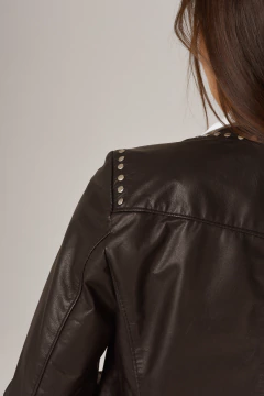 Campera de cuero vacuno MEME Standard personalizada - Tienda Romm