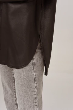 Camisa de cuero Ovino NORUEGA OVERSIZE Standard personalizada