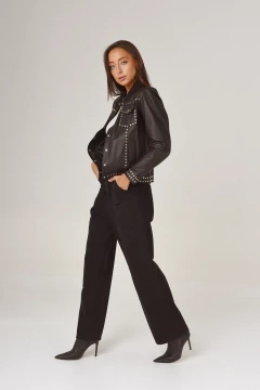 Imagen de Campera de cuero vacuno DALLAS Standard personalizada