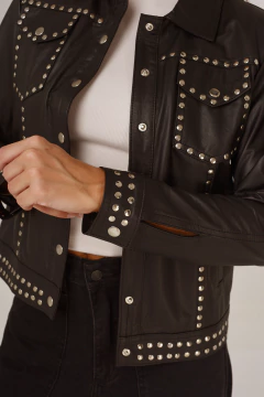 Campera de cuero vacuno DALLAS Standard personalizada en internet
