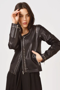 Campera de cuero vacuno MEME Standard personalizada