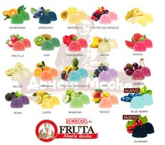 BOMBÓNES DE FRUTA X 20 UNIDADES VEGANO SABOR BLUEBERRY! - comprar online