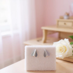 Aros pasantes aviones de papel Plata 925 en internet