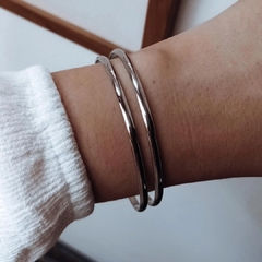 Pulsera esclava 4 mm acero quirúrgico (por unidad)