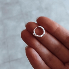 Argollita cinto 1.2 cm Plata 925 - comprar online