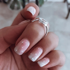 Anillo corazón calado con micropave alrededor Plata 925 - Ni idea