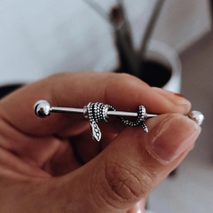 Barra con serpiente Acero quirúrgico - comprar online