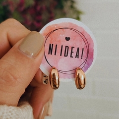 Aros ovalados Plata rosé en internet