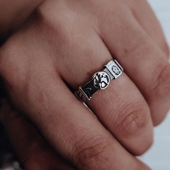 Anillo voyage Plata 925 empavonado - Ni idea